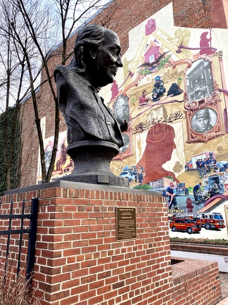 A traveler's photo spot in Center City, Philadelphia