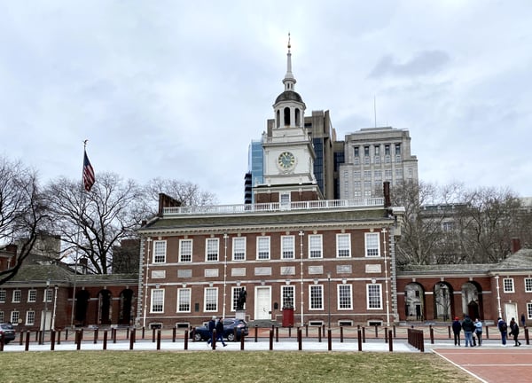 A traveler's photo spot in Center City, Philadelphia