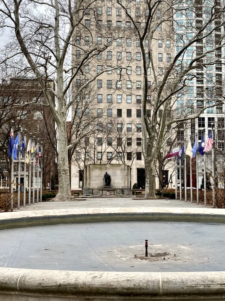 A traveler's photo spot in Center City, Philadelphia