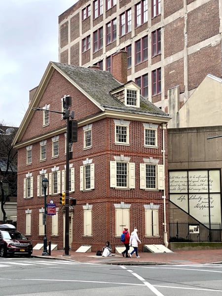 A traveler's photo spot in Center City, Philadelphia