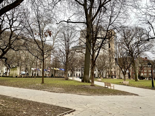 A traveler's photo spot in Center City, Philadelphia