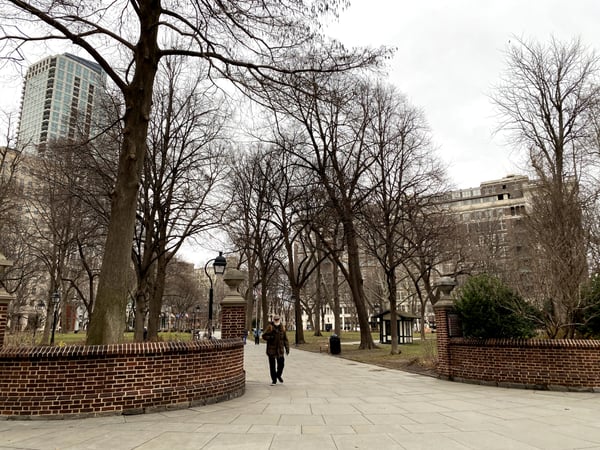 A traveler's photo spot in Center City, Philadelphia