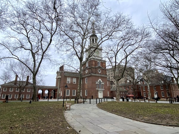 A traveler's photo spot in Center City, Philadelphia