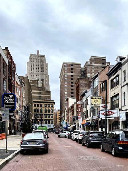 A traveler's photo spot in Center City, Philadelphia
