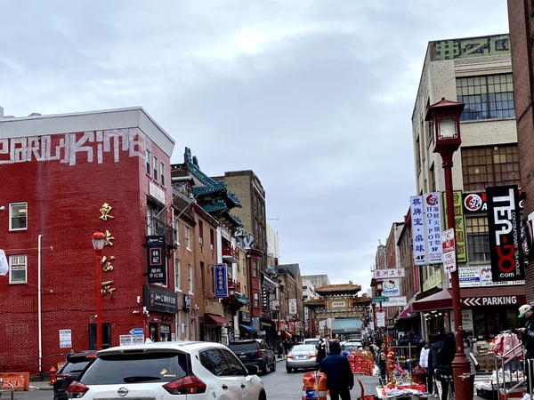 A traveler's photo spot in Center City, Philadelphia