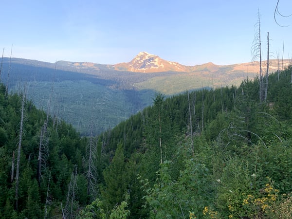A traveler's photo spot in West Glacier, Glacier National Park