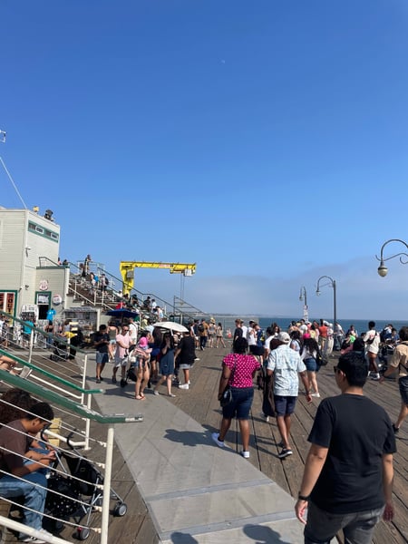 A traveler's photo spot in Downtown Santa Monica, Los Angeles