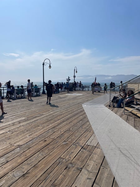 A traveler's photo spot in Downtown Santa Monica, Los Angeles
