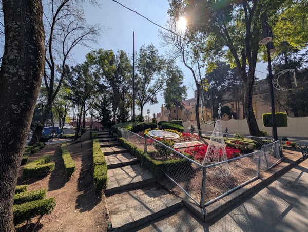 A traveler's photo spot in San Sebastián Xoco, Mexico City