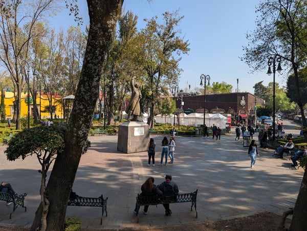 A traveler's photo spot in San Sebastián Xoco, Mexico City