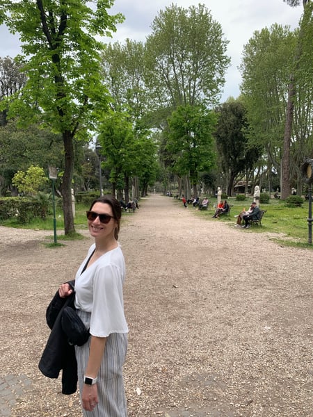 A traveler's photo spot in Campo Marzio, Rome