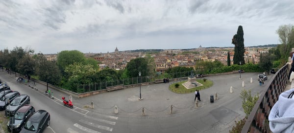 A traveler's photo spot in Campo Marzio, Rome
