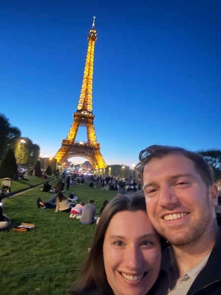 A traveler's photo spot in Paris