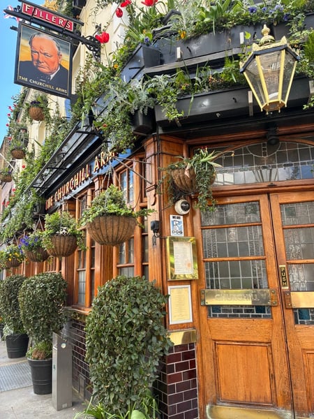 A traveler's photo spot in Kensington, London