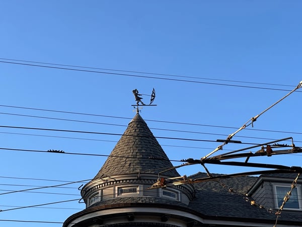 A traveler's photo spot in Haight-Ashbury, San Francisco