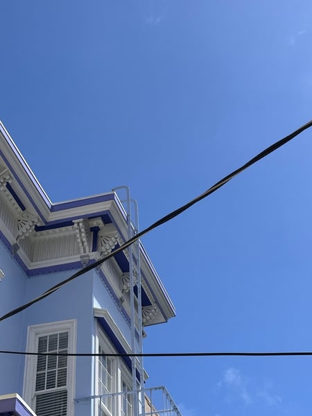 A traveler's photo spot in Haight-Ashbury, San Francisco