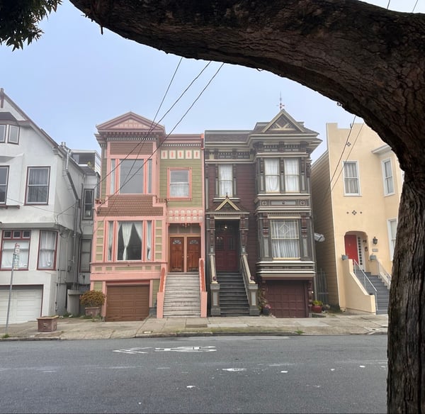 A traveler's photo spot in Haight-Ashbury, San Francisco