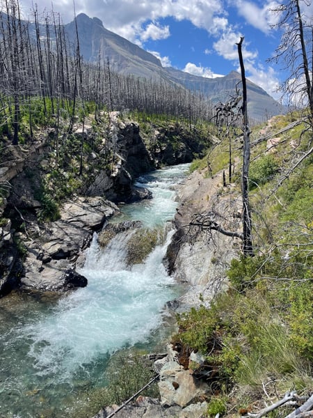 A traveler's photo spot in Improvement District No. 04, Glacier National Park