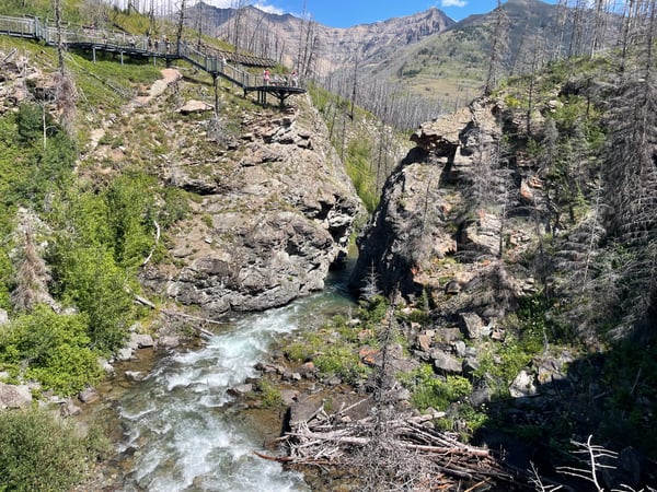 A traveler's photo spot in Improvement District No. 04, Glacier National Park