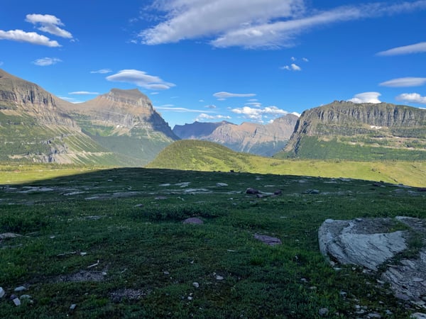 A traveler's photo spot in Glacier National Park