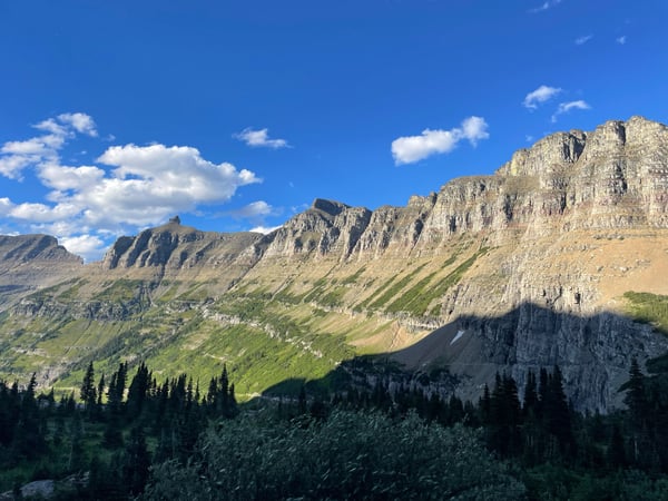 A traveler's photo spot in Glacier National Park