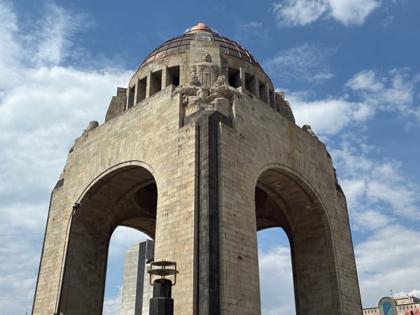 A traveler's photo spot in Mexico City