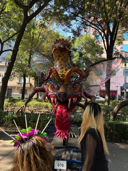A traveler's photo spot in Condesa, Mexico City