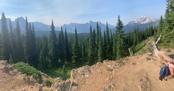 A traveler's photo spot in West Glacier, Glacier National Park