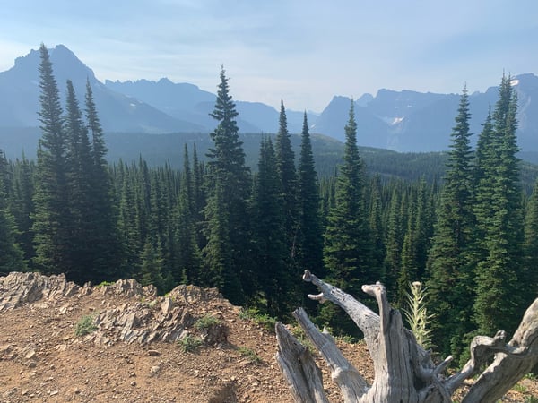 A traveler's photo spot in West Glacier, Glacier National Park