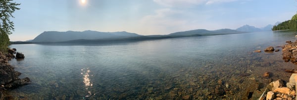 A traveler's photo spot in West Glacier, Glacier National Park