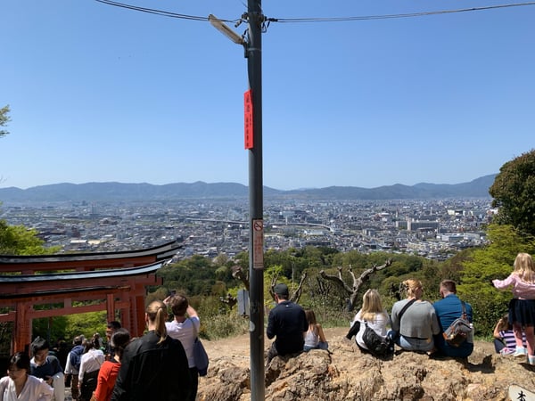 A traveler's photo spot in Kyoto