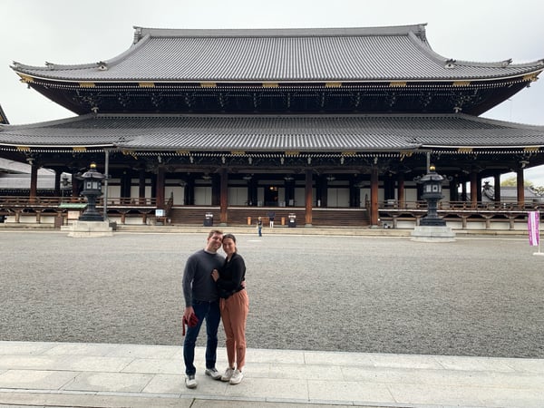 A traveler's photo spot in Kyoto