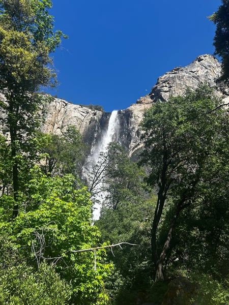 A traveler's photo spot in Yosemite National Park