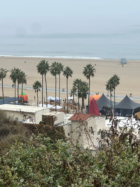 A traveler's photo spot in Downtown Santa Monica, Los Angeles