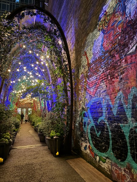 A traveler's photo spot in Lower Manhattan, New York City