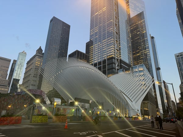 A traveler's photo spot in Lower Manhattan, New York City