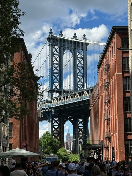 A traveler's photo spot in New York City
